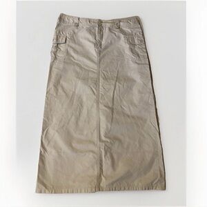 Old Navy size 14 beige long cargo maxi skirt